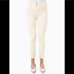 JBRAND Amaya Ruby High Rise Crop Cigarette